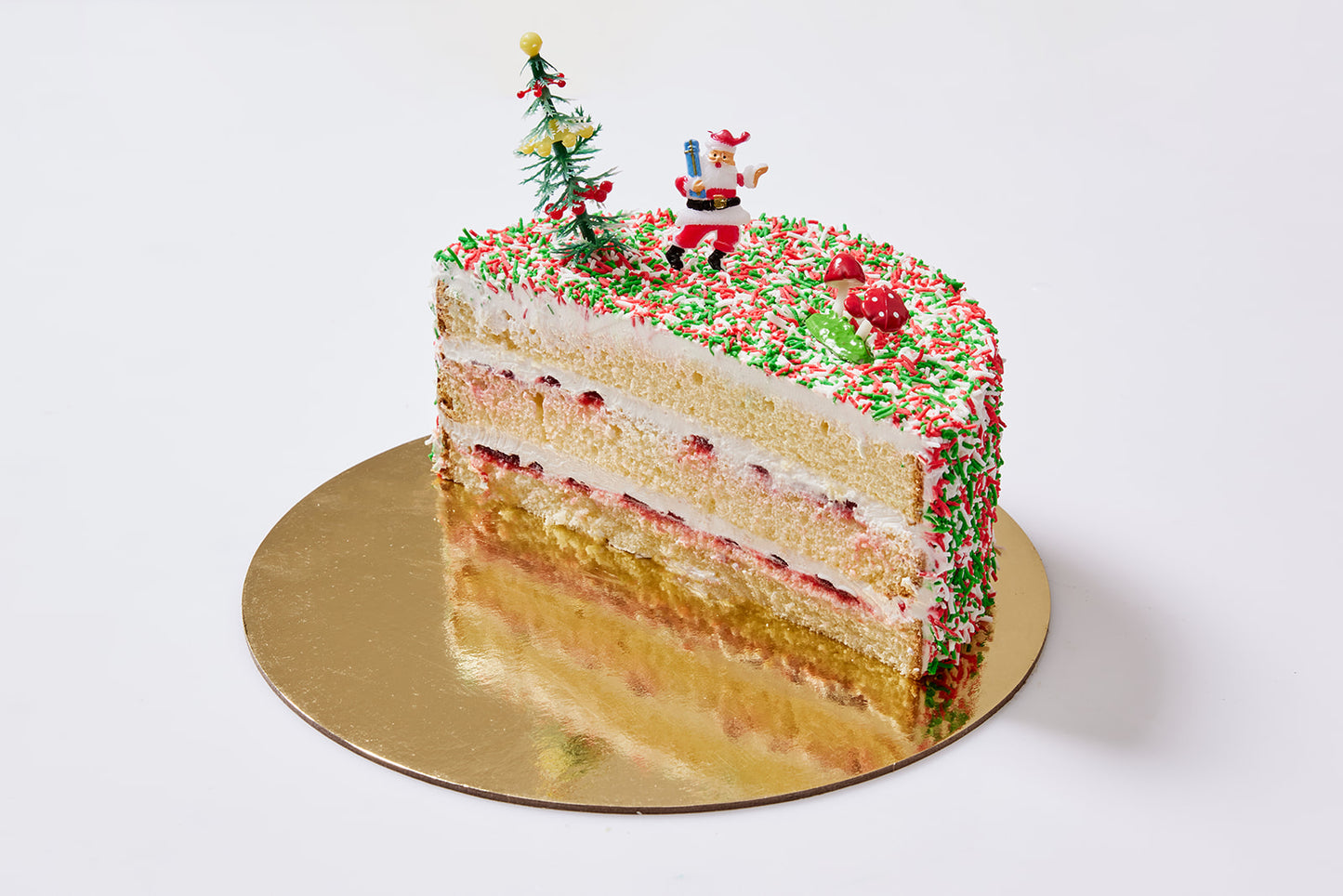 Maggio's Christmas Sprinkle Cake